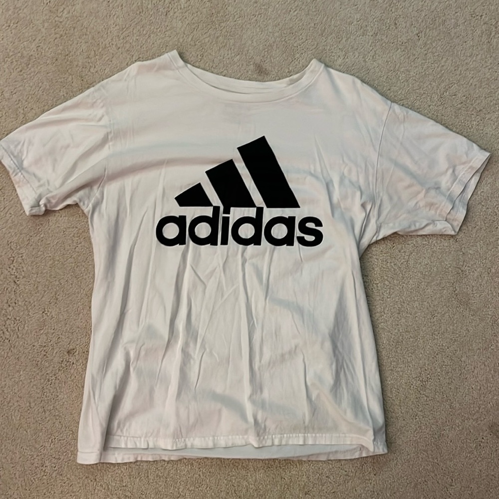 Adidas Logo Tee - White